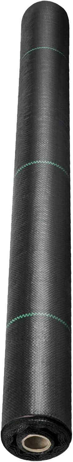 imageHappybuy Weed Barrier Landscape Fabric Heavy Duty 4FTx250FT Geotextile Fabric 5Oz Woven Weed Block Gardening Mat Garden Weed Fabric Good Permeability for Flower Bed Driveway Fabric Ground Cover6FTx300FT3OZ