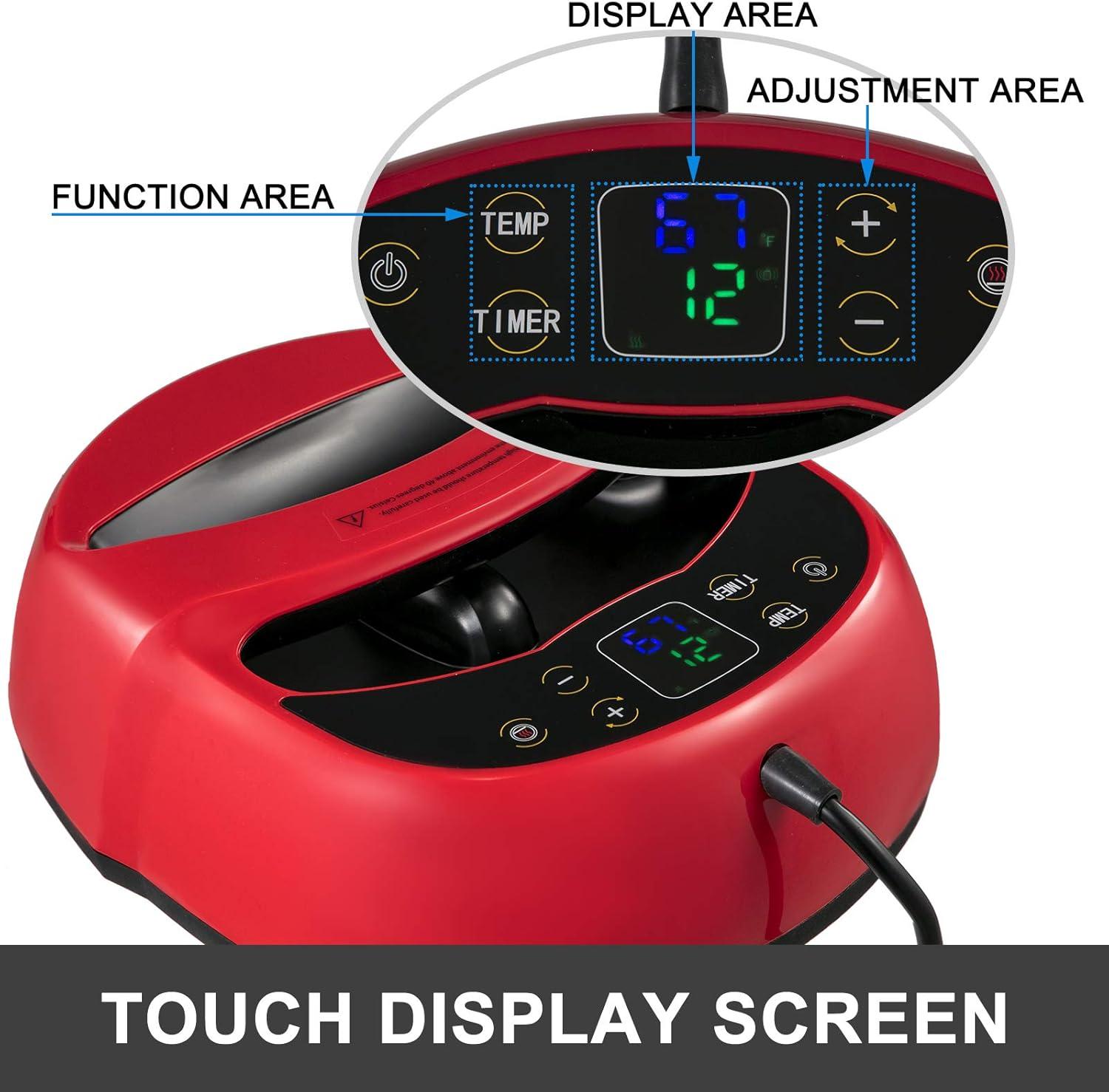 imageVEVOR 8 in 1 Heat Press Machine 15x15 Inch 360 Swing Away Tshirt Press Digital Professional Sublimation Heat Transfer for T Shirts Hat Cap Mug PlatePink