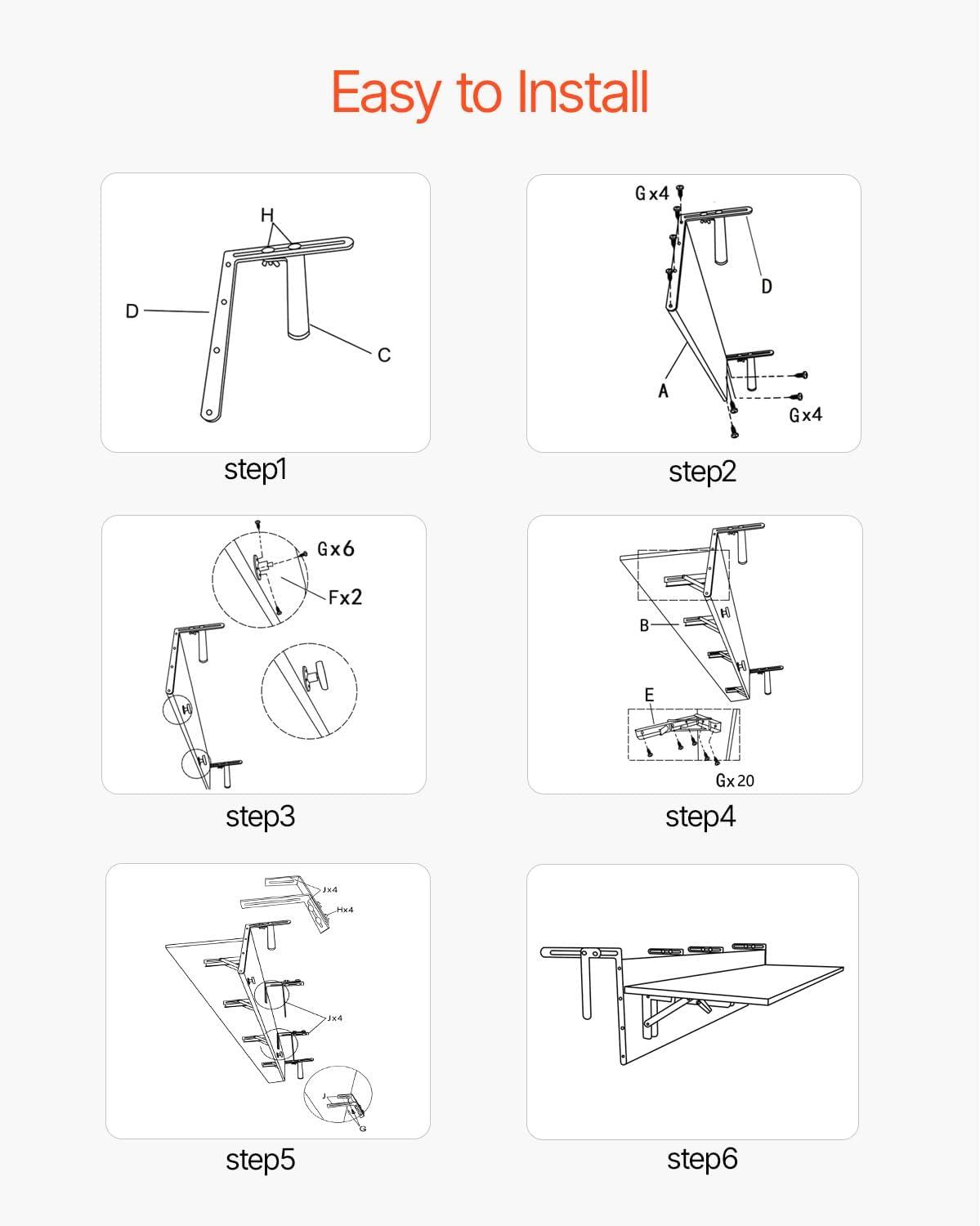 imageVEVOR Balcony Hanging Table 315 x 12 inch Folding Balcony Railing Table Outdoor Bar Table 50 lbs Loading Fit Railing from 1quot to 43quot Serving for Patio ampamp Deck59 x 12 inch