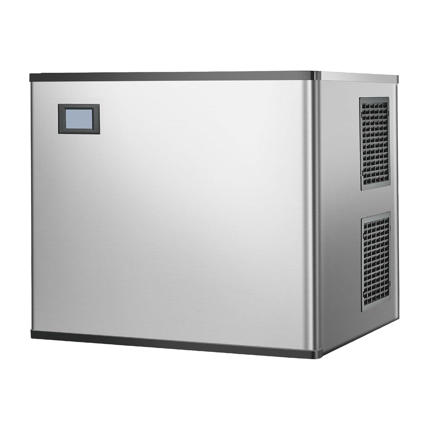 imageVEVOR Commercial Ice Maker Storage Bin 300 LBS Capacity IceBin Commercial Ice Storage Bin with Adjustable AntiSlip Rubber Feet Suitable for Restaurant Hotel and Beverage ShopsIce Maker Unit