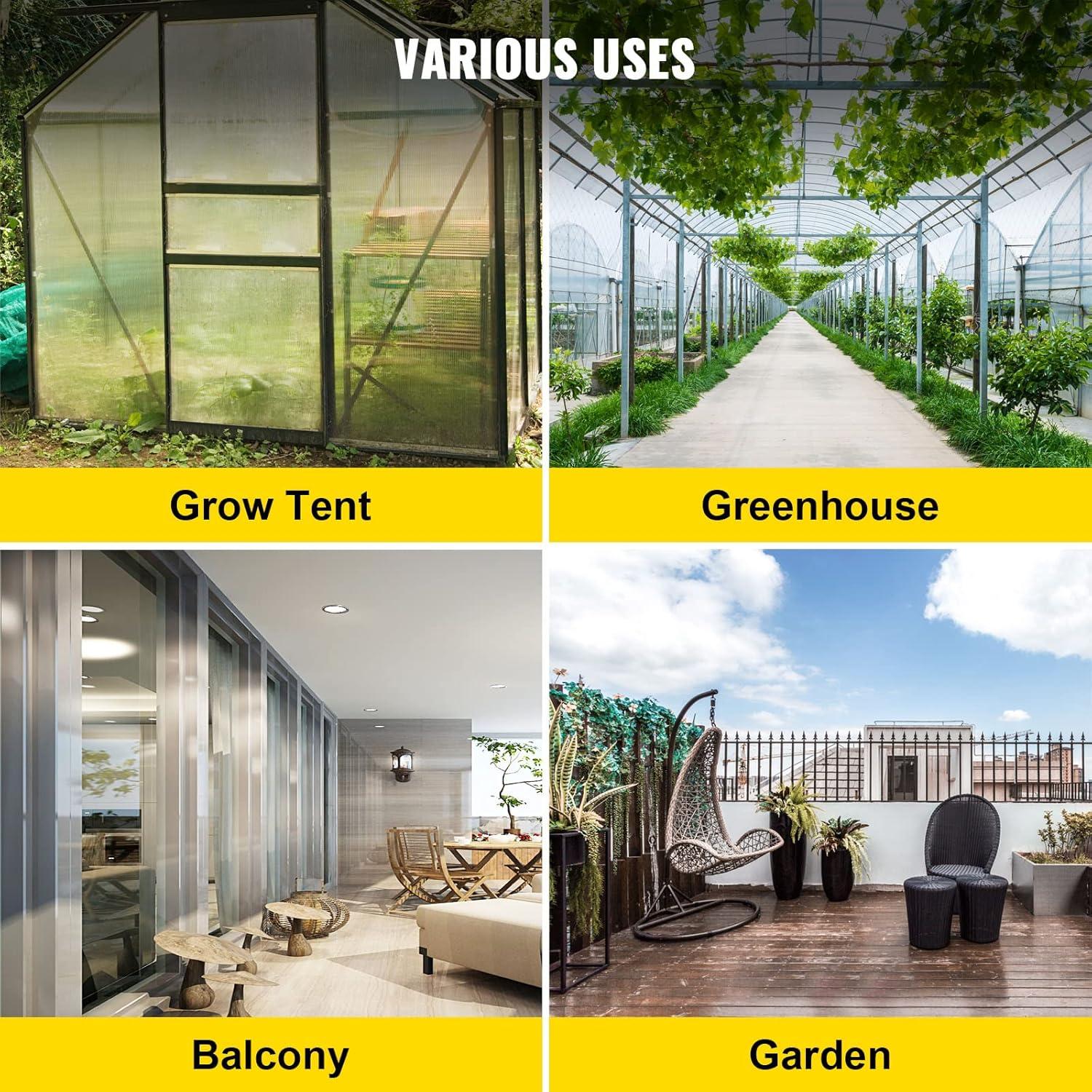 imageVEVOR DWC Hydroponic System 5 Gallon 8 Buckets Deep Water Culture Growing Bucket Hydroponics Grow Kit with Pump Air Stone and Water Level Device for IndoorOutdoor Leafy Vegetables8 Buckets