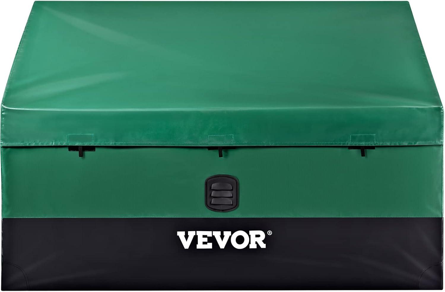 imageVEVOR Deck Box 120 Gallon Outdoor Storage Box 563quot x 266quot x 238quot Waterproof PP Deckbox with Aluminum Alloy Padlock for Patio FurnitureGarden Tools Outdoor Cushions Gray100gal PE