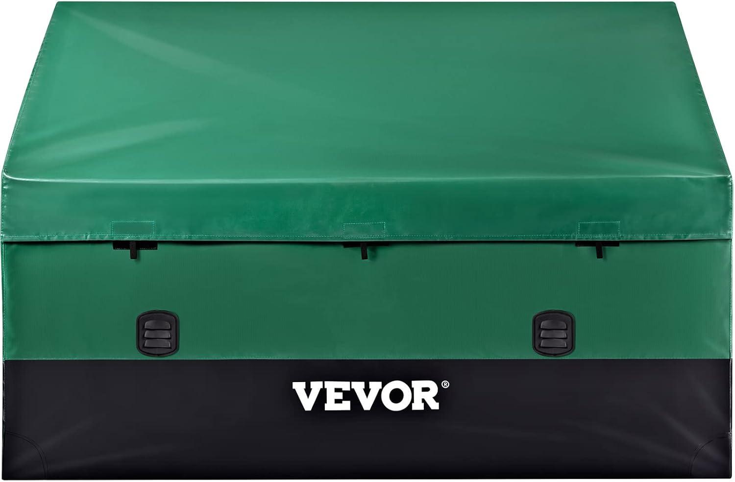 imageVEVOR Deck Box 120 Gallon Outdoor Storage Box 563quot x 266quot x 238quot Waterproof PP Deckbox with Aluminum Alloy Padlock for Patio FurnitureGarden Tools Outdoor Cushions Gray150gal PE