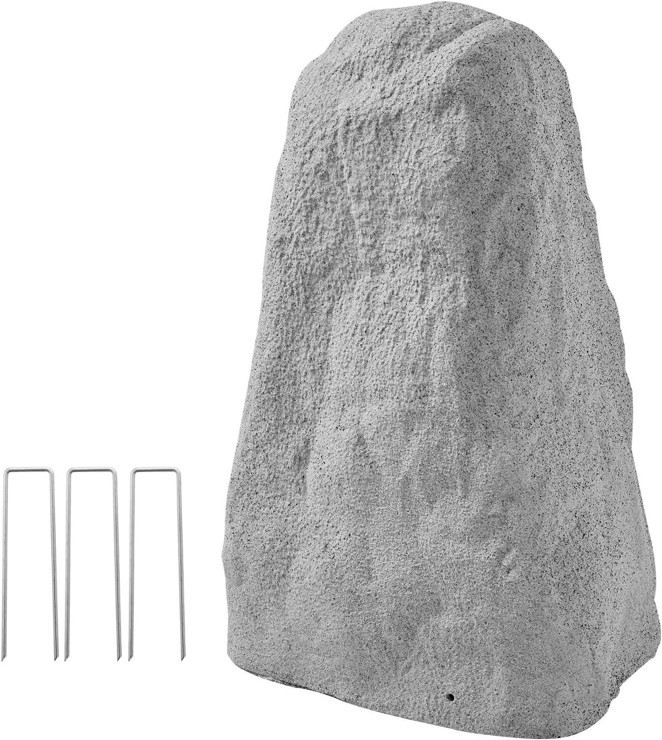 imageVEVOR Faux Rock Cover Outdoor Fake Rock Well Pump Cover Realistic Natural Texture Lightweight ampamp WeatherResistant Artificial Boulder for Landscaping Garden Yard Dcor Sandy Brown Small SizeIrregular coneMedium sizelight grey