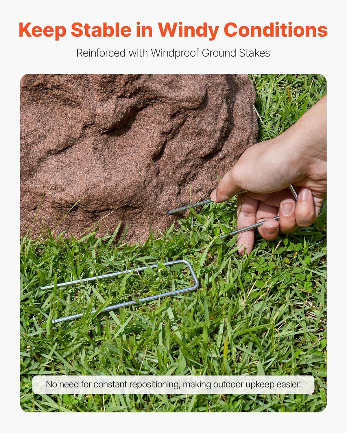 imageVEVOR Faux Rock Cover Outdoor Fake Rock Well Pump Cover Realistic Natural Texture Lightweight ampamp WeatherResistant Artificial Boulder for Landscaping Garden Yard Dcor Sandy Brown Small SizeIrregular conesmall sizebrown