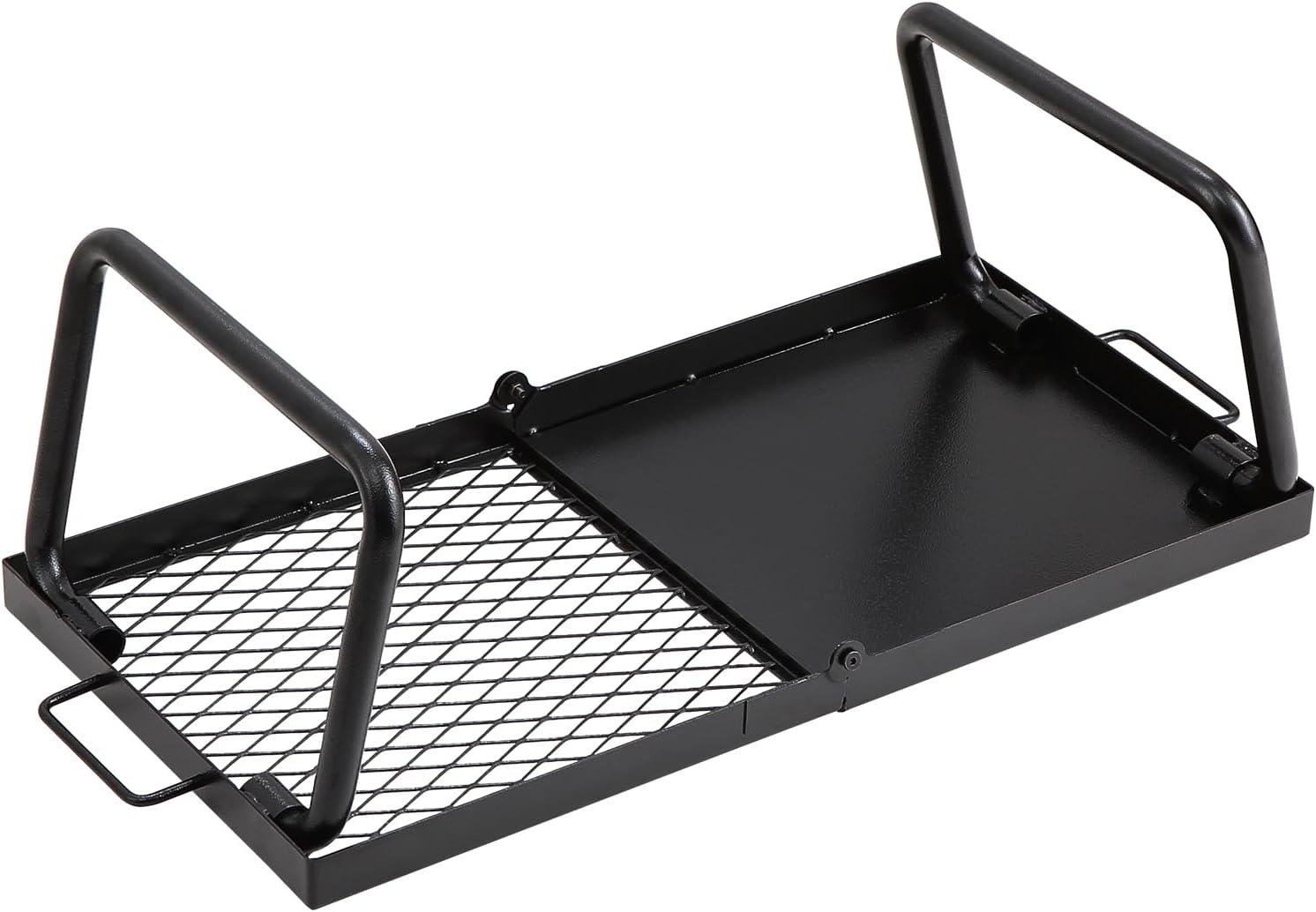 imageVEVOR Folding Campfire Grill Heavy Duty Steel Mesh Grate 224quot Portable Camping Grates Over Fire Pit Camp Fire Cooking Equipment with Legs Carrying Bag Grilling Rack for Outdoor Open Flame Cooking22411 inch