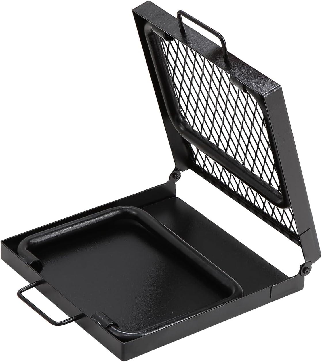 imageVEVOR Folding Campfire Grill Heavy Duty Steel Mesh Grate 224quot Portable Camping Grates Over Fire Pit Camp Fire Cooking Equipment with Legs Carrying Bag Grilling Rack for Outdoor Open Flame Cooking22411 inch