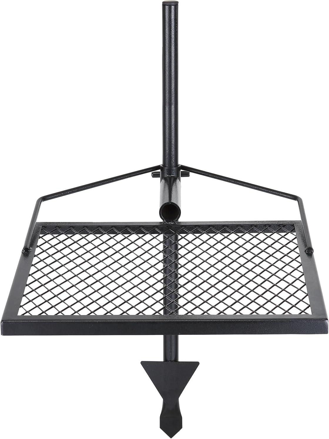 imageVEVOR Folding Campfire Grill Heavy Duty Steel Mesh Grate 224quot Portable Camping Grates Over Fire Pit Camp Fire Cooking Equipment with Legs Carrying Bag Grilling Rack for Outdoor Open Flame Cooking1616 inch