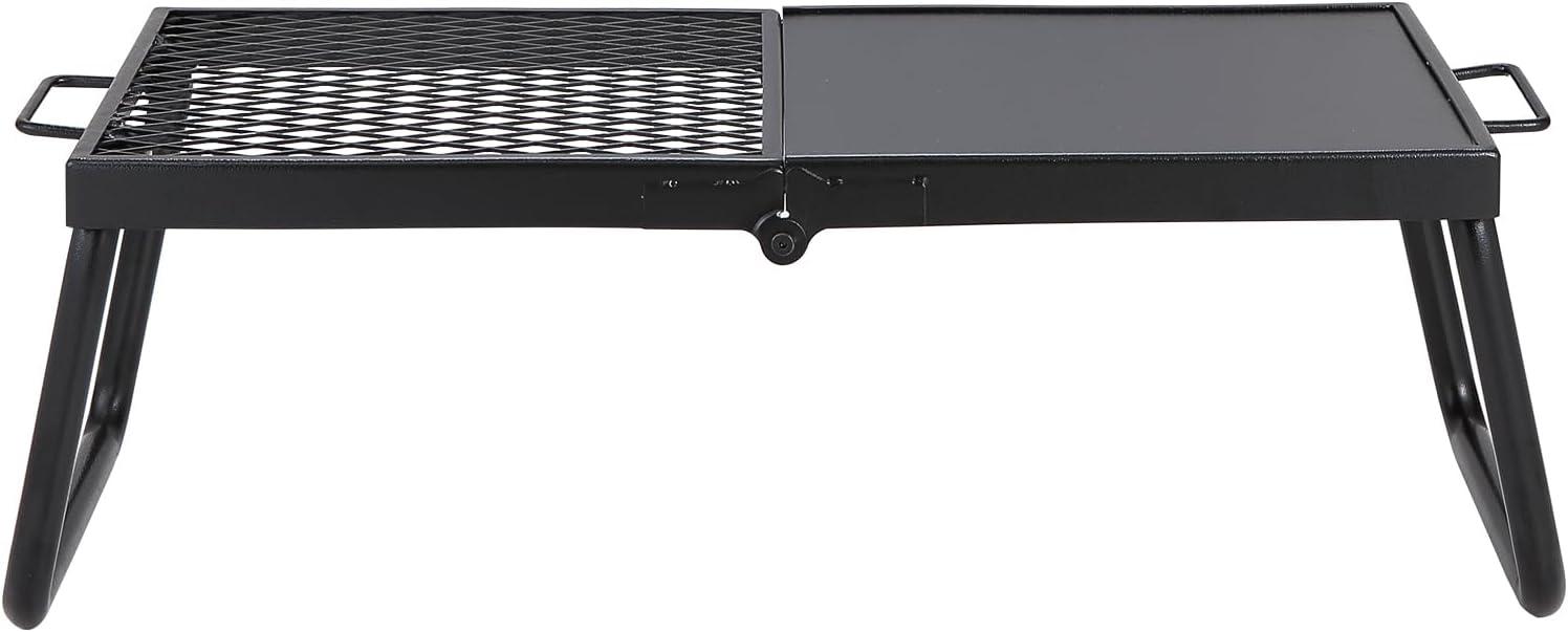 imageVEVOR Folding Campfire Grill Heavy Duty Steel Mesh Grate 224quot Portable Camping Grates Over Fire Pit Camp Fire Cooking Equipment with Legs Carrying Bag Grilling Rack for Outdoor Open Flame Cooking22411 inch