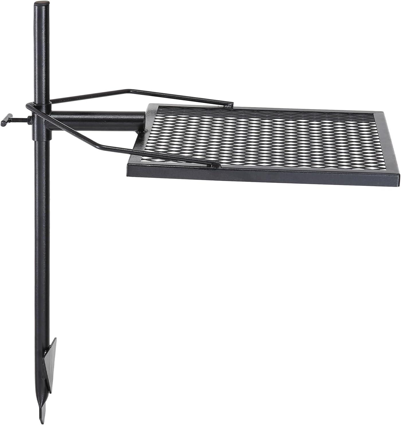 imageVEVOR Folding Campfire Grill Heavy Duty Steel Mesh Grate 224quot Portable Camping Grates Over Fire Pit Camp Fire Cooking Equipment with Legs Carrying Bag Grilling Rack for Outdoor Open Flame Cooking1616 inch