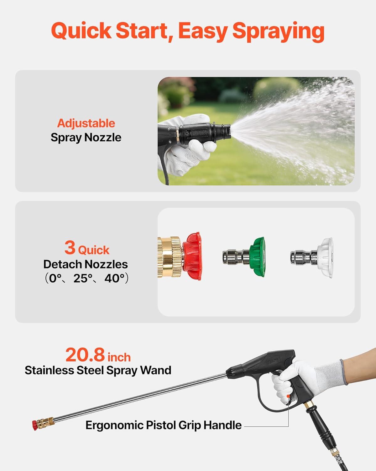 imageVEVOR Gas Powered Backpack Sprayer 265CC 09HP Engine Garden Sprayer with 65 Gallon Tank Large Area Coverage Lawn Spraying Machine with 24 in Wand ampamp Nozzles for Efficient Gardening ampamp Farming65 Gal Backpack Sprayer
