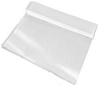 imageVEVOR Greenhouse Plastic Sheeting 8 x 25 ft 6 Mil Thickness UV Resistant Clear Polyethylene Film Hoop Green House Cover for Farms Agriculture Garden25 x 40 ft