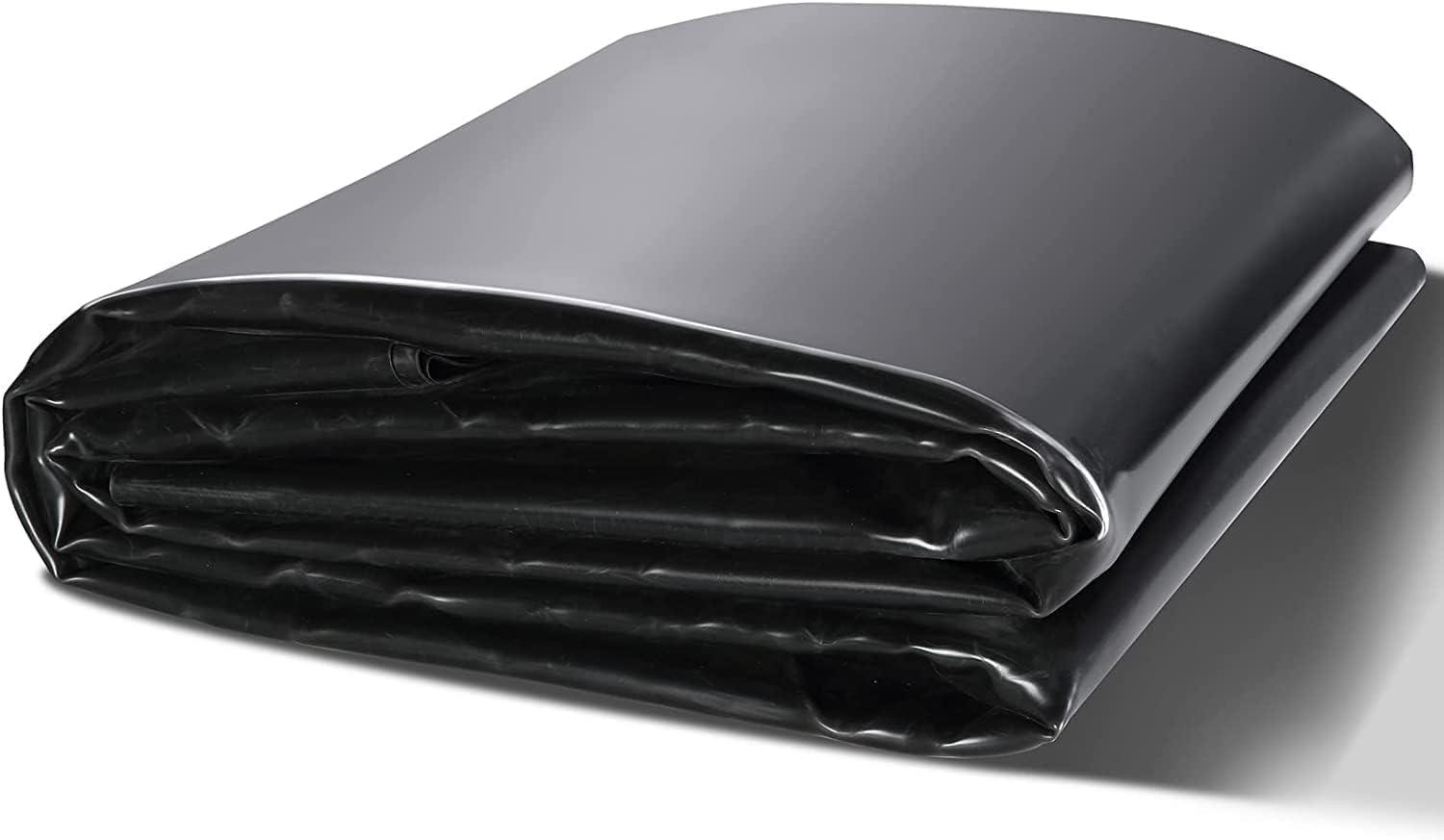imageVEVOR LLDPE Pond Liner 20x25 ft Pond Liner 20 Mil Fish Pond Liners for Waterfall Pond and Fish PondsEPDM