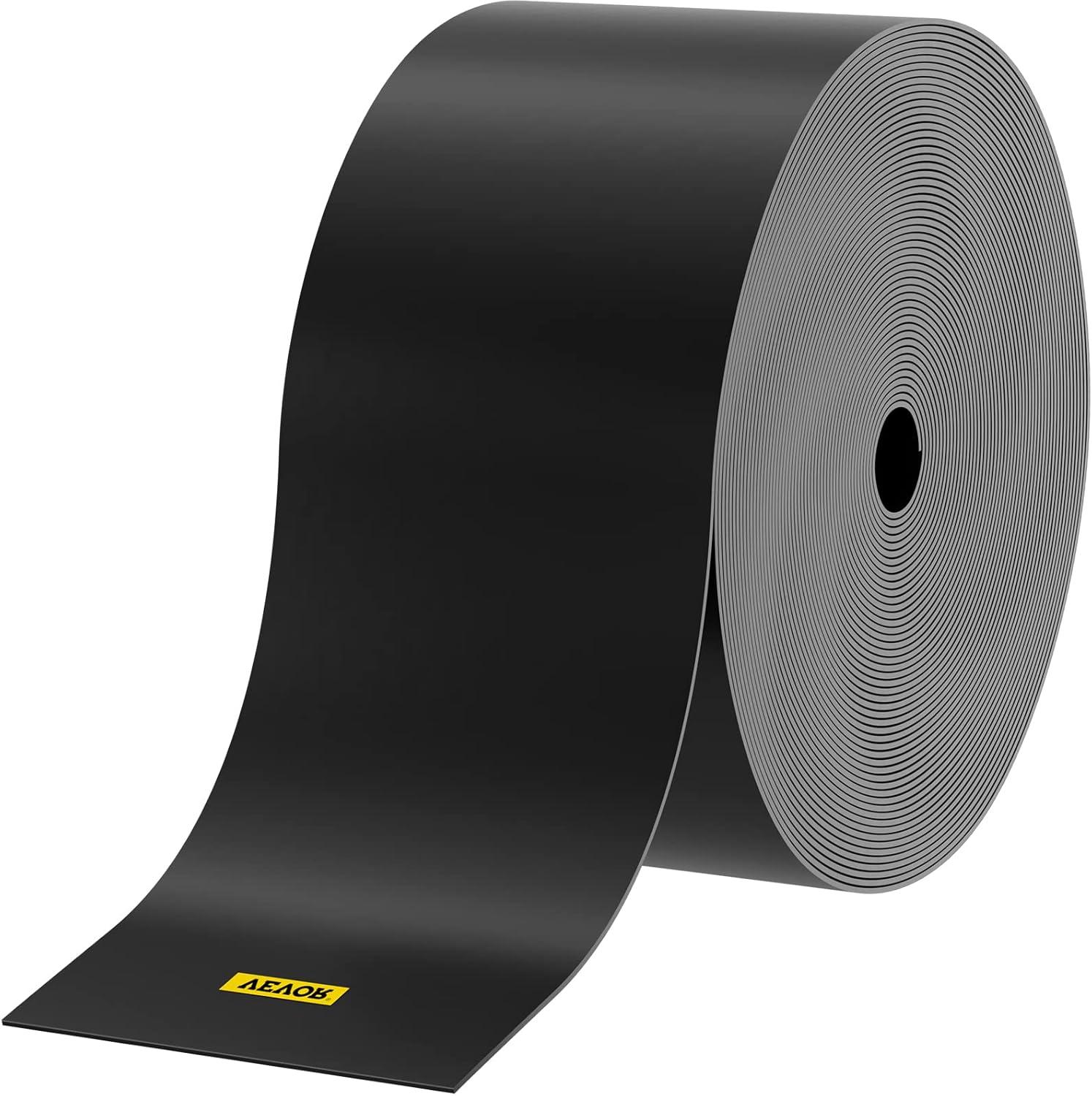 imageVEVOR Landscape Edging 10 inch Depth 60 ft Total Length Recycled HDPE Coiled Terrace Board Flexible Bender Border for Landscaping Lawn Garden Yard Against Invading Weeds Black60 FT