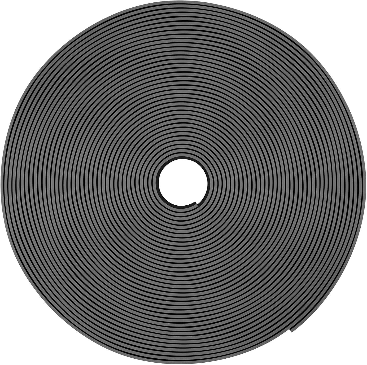 imageVEVOR Landscape Edging 10 inch Depth 60 ft Total Length Recycled HDPE Coiled Terrace Board Flexible Bender Border for Landscaping Lawn Garden Yard Against Invading Weeds Black40 FT