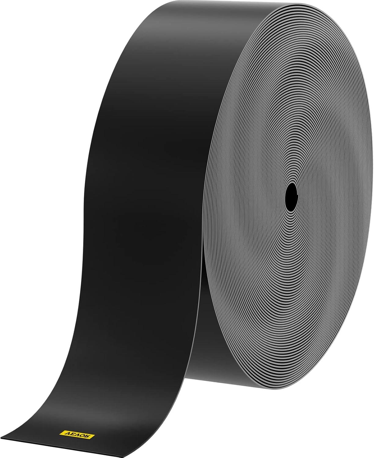 imageVEVOR Landscape Edging 10 inch Depth 60 ft Total Length Recycled HDPE Coiled Terrace Board Flexible Bender Border for Landscaping Lawn Garden Yard Against Invading Weeds Black150 FT