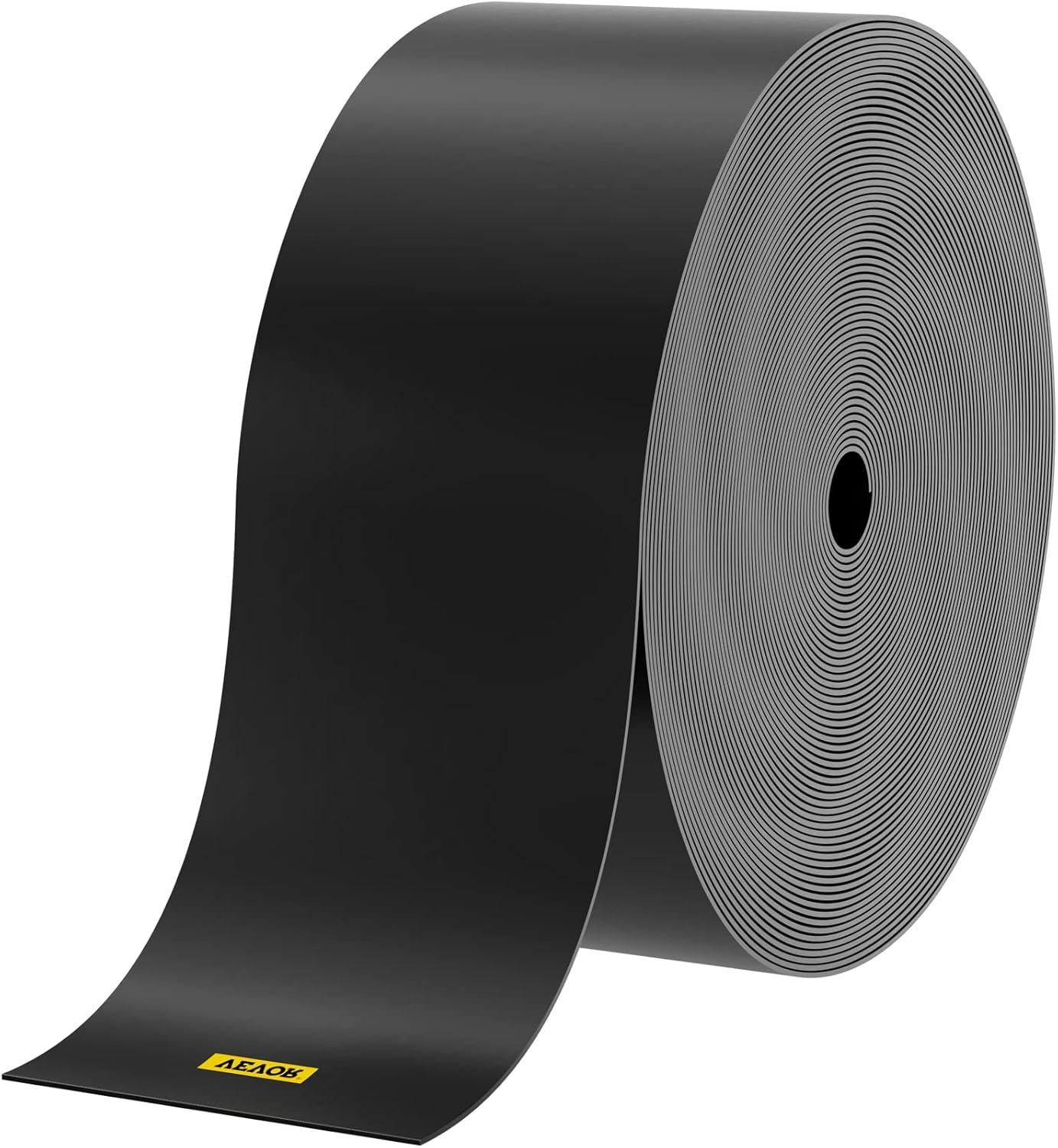 imageVEVOR Landscape Edging 10 inch Depth 60 ft Total Length Recycled HDPE Coiled Terrace Board Flexible Bender Border for Landscaping Lawn Garden Yard Against Invading Weeds Black80 FT