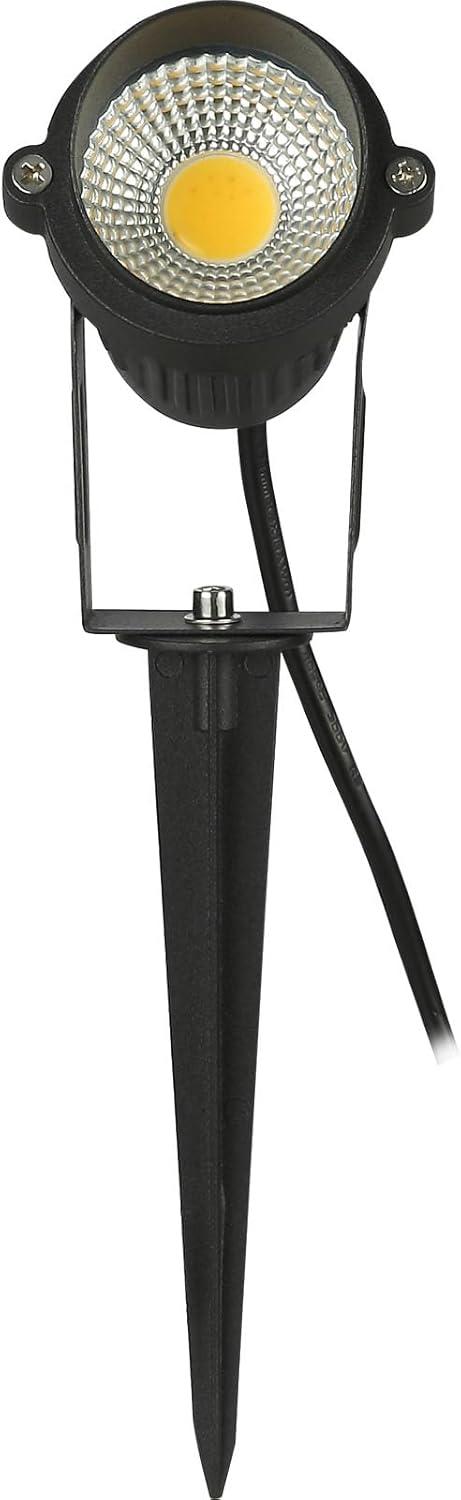 imageVEVOR Landscape Lighting 6W Low Voltage LED Landscape Lights IP66 Waterproof Landscape Spotlights Yard Lawn Garden Pathway Outdoor Lights 12V 24V 450LM Warm White 3000K 12 Pack with ConnectorsOutdoorLandscape Lights