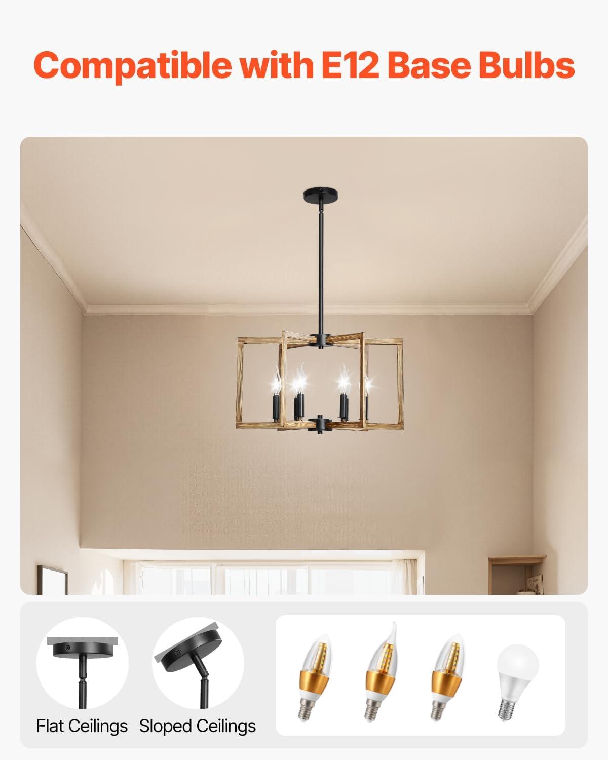 imageVEVOR Landscape Lighting 6W Low Voltage LED Landscape Lights IP66 Waterproof Landscape Spotlights Yard Lawn Garden Pathway Outdoor Lights 12V 24V 450LM Warm White 3000K 12 Pack with ConnectorsIndoorLantern Chandelier