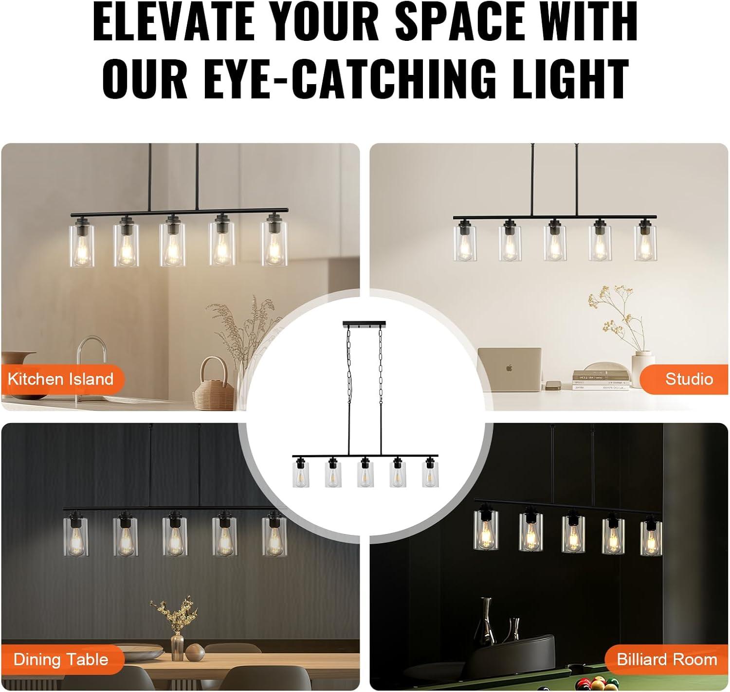 imageVEVOR Landscape Lighting 6W Low Voltage LED Landscape Lights IP66 Waterproof Landscape Spotlights Yard Lawn Garden Pathway Outdoor Lights 12V 24V 450LM Warm White 3000K 12 Pack with ConnectorsIndoorModern Chandelier Light