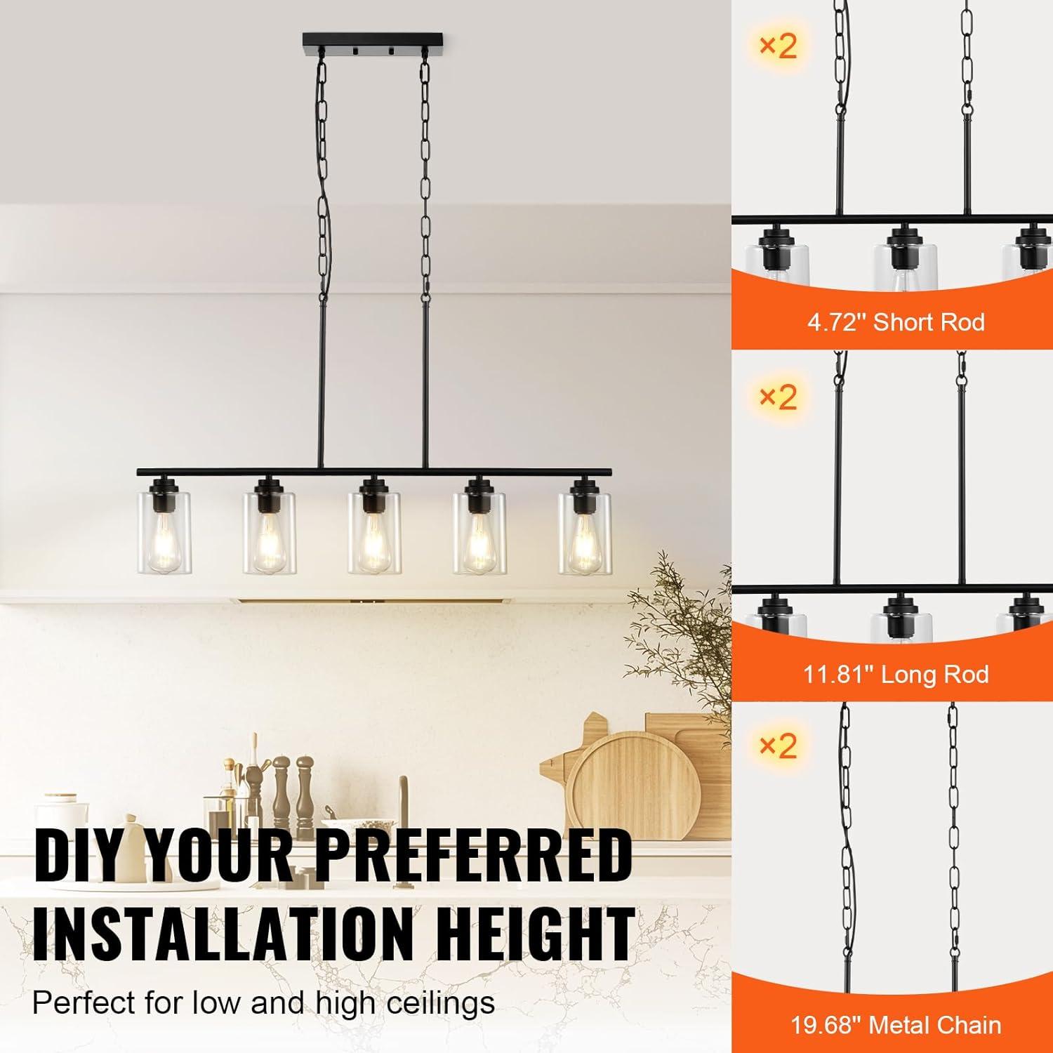 imageVEVOR Landscape Lighting 6W Low Voltage LED Landscape Lights IP66 Waterproof Landscape Spotlights Yard Lawn Garden Pathway Outdoor Lights 12V 24V 450LM Warm White 3000K 12 Pack with ConnectorsIndoorModern Chandelier Light