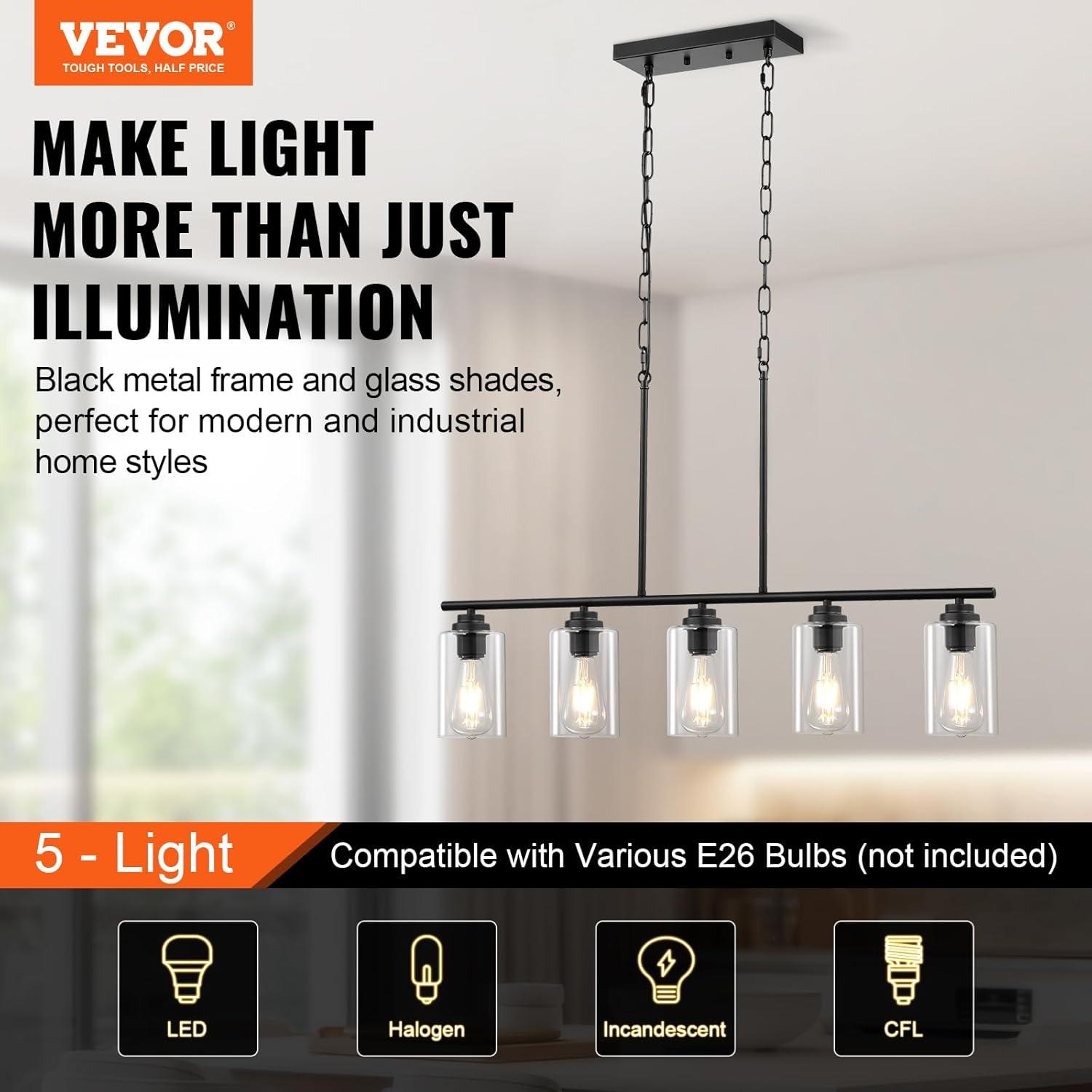 imageVEVOR Landscape Lighting 6W Low Voltage LED Landscape Lights IP66 Waterproof Landscape Spotlights Yard Lawn Garden Pathway Outdoor Lights 12V 24V 450LM Warm White 3000K 12 Pack with ConnectorsIndoorModern Chandelier Light