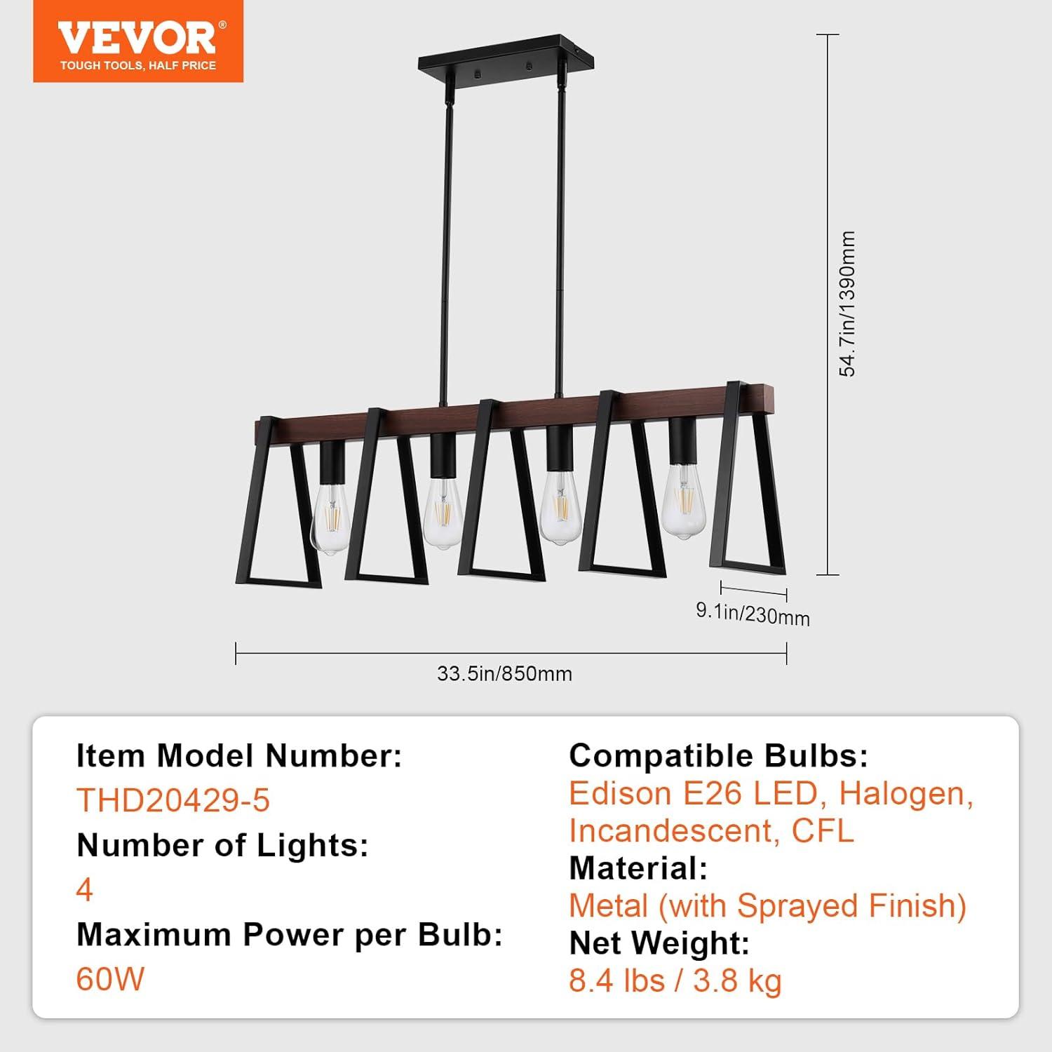 imageVEVOR Landscape Lighting 6W Low Voltage LED Landscape Lights IP66 Waterproof Landscape Spotlights Yard Lawn Garden Pathway Outdoor Lights 12V 24V 450LM Warm White 3000K 12 Pack with ConnectorsIndoorModern Chandelier Light