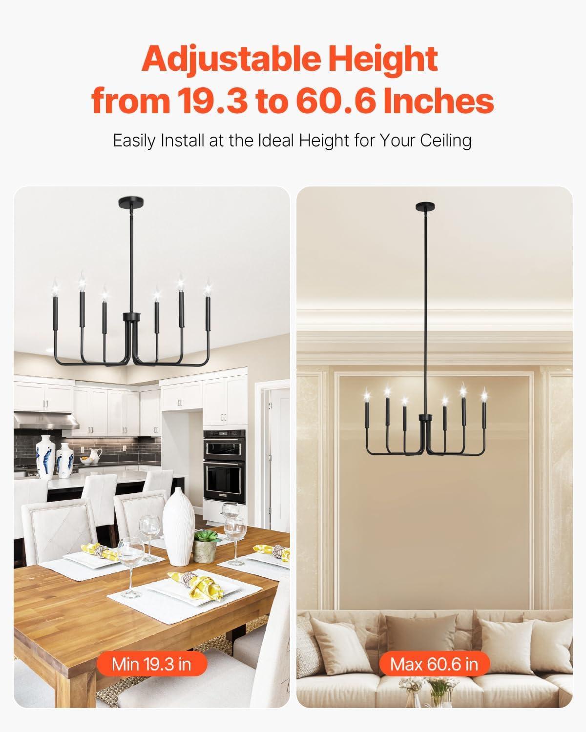 imageVEVOR Landscape Lighting 6W Low Voltage LED Landscape Lights IP66 Waterproof Landscape Spotlights Yard Lawn Garden Pathway Outdoor Lights 12V 24V 450LM Warm White 3000K 12 Pack with ConnectorsIndoorClaw Chandelier