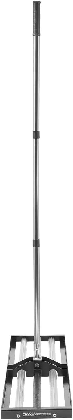 imageVEVOR Lawn Leveling Rake 48quotquotx10quotquot Level Lawn Tool HeavyDuty Lawn Leveler with 78quotquot Steel Extended Handle Yard Leveling Rake Suit for Garden Golf Lawn Farm Green36x10