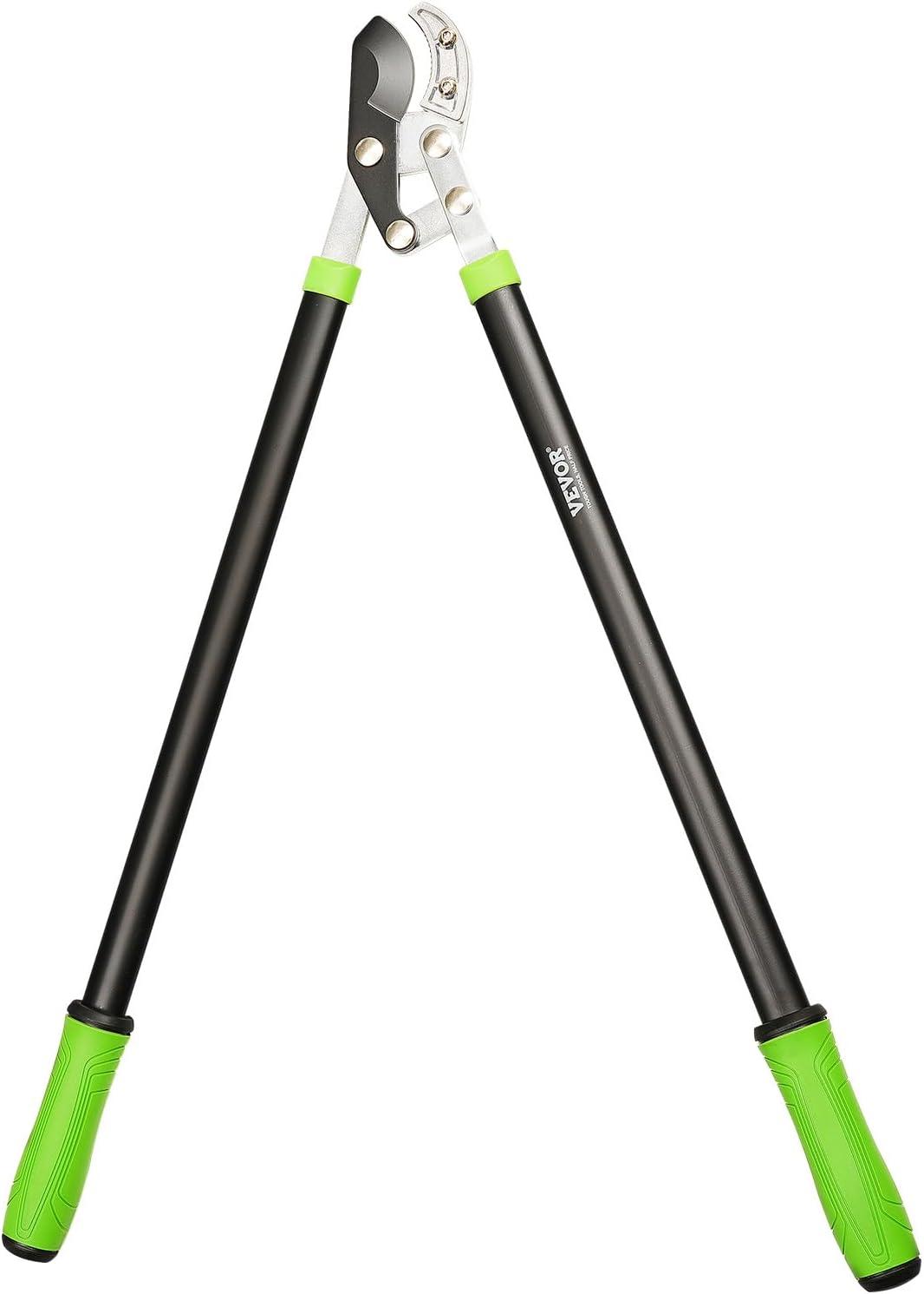 imageVEVOR Loppers for Tree Trimming 32 inch Garden Anvil Trimmer with Compound Action Sharp Steel Blade Heavy Duty Tree Branch Cutter Up to 2 inch Dia Cut Capacity Ergonomically Designed Handles