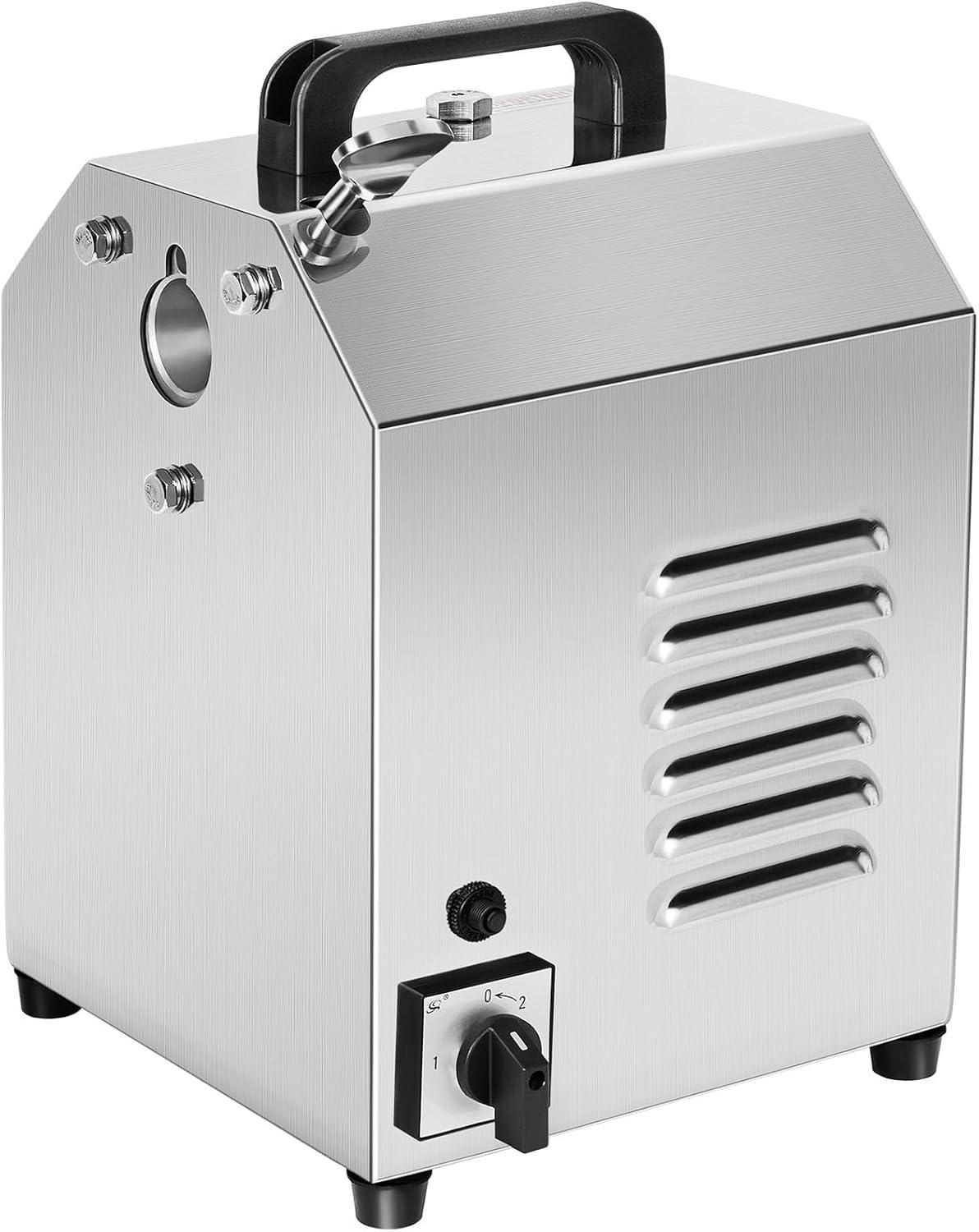 imageVEVOR Manual Meat Mixer 15 Pound Capacity Tank Meat Processing Equipment Stainless Steel Meat Mixer Sausage Mixer Machine with Lid and Handle Ground Beef Hand Mixer SilverCT12