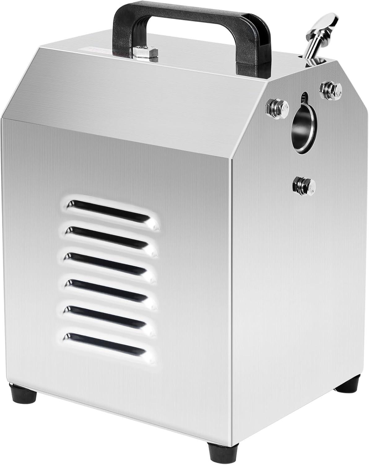 imageVEVOR Manual Meat Mixer 15 Pound Capacity Tank Meat Processing Equipment Stainless Steel Meat Mixer Sausage Mixer Machine with Lid and Handle Ground Beef Hand Mixer SilverCT12