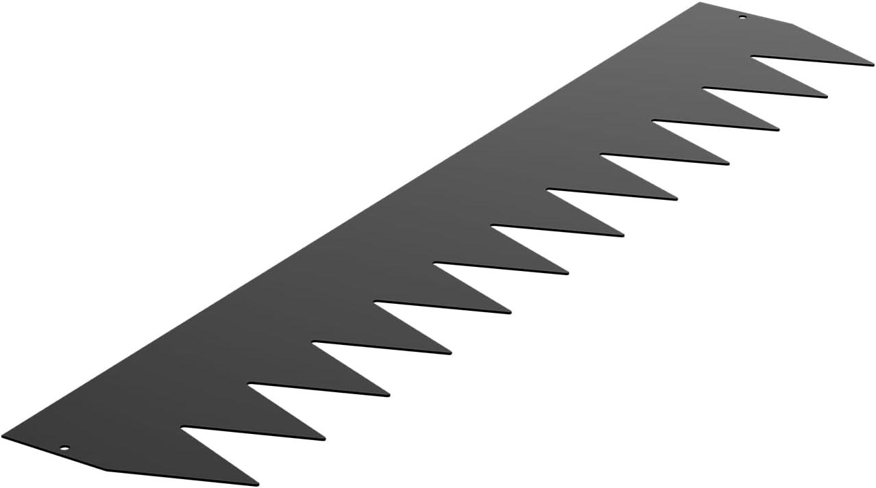 imageVEVOR Steel Landscape Edging 3 Packs 40 x 8 in RustResistant Metal Landscape Edging Bendable Garden Edging Border Heavy Duty Lawn Edging EasytoInstall Flower Bed Yard Pathway Divider Black