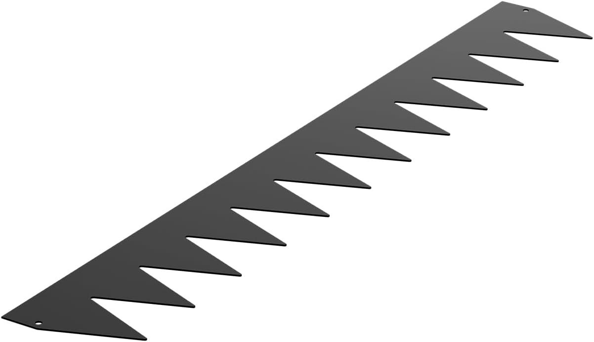 imageVEVOR Steel Landscape Edging 6 Packs 40 x 6 in RustResistant Metal Landscape Edging Bendable Garden Edging Border Heavy Duty Lawn Edging EasytoInstall Flower Bed Yard Pathway Divider Black40 L x 6 H 3 Pack