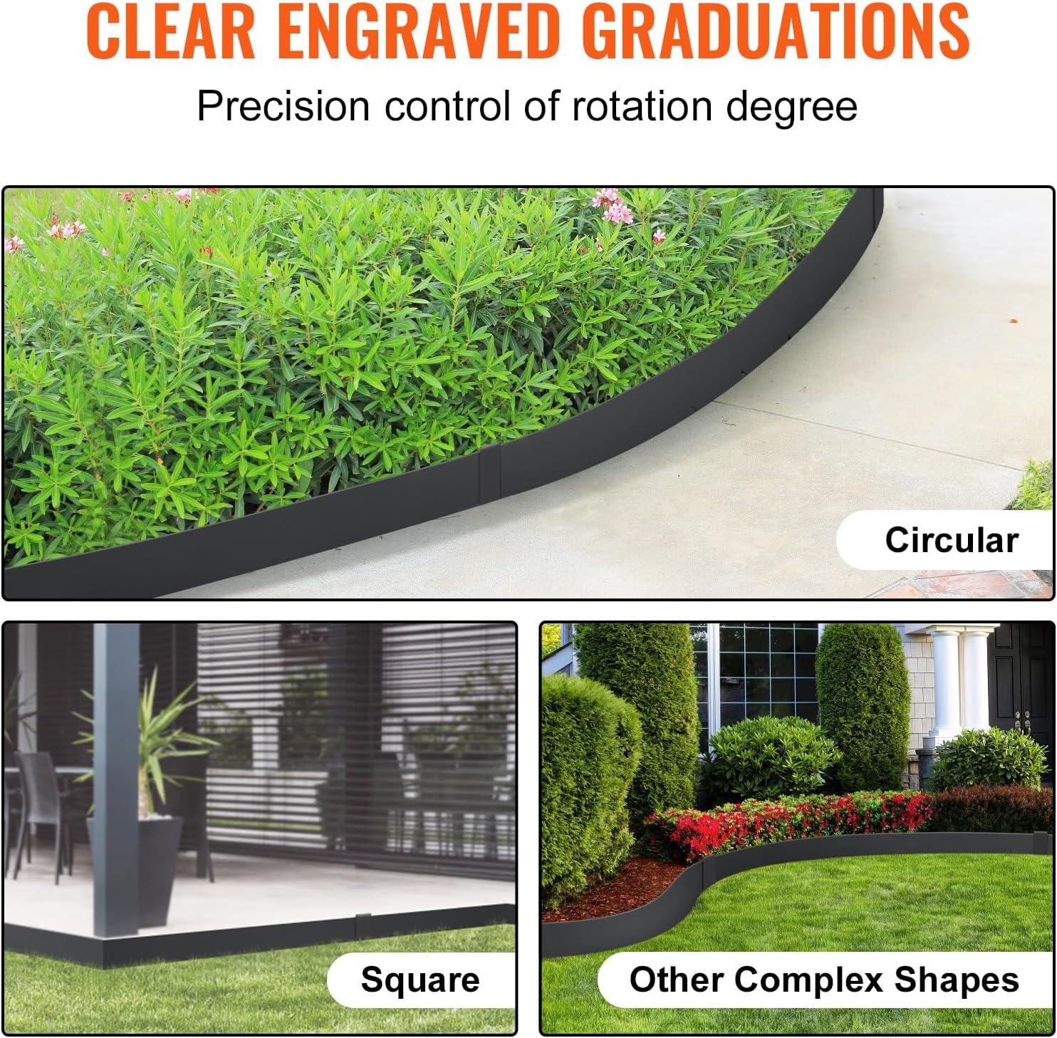 imageVEVOR Steel Landscape Edging 6 Packs 40 x 6 in RustResistant Metal Landscape Edging Bendable Garden Edging Border Heavy Duty Lawn Edging EasytoInstall Flower Bed Yard Pathway Divider Black40 L x 12 H 4 Pack