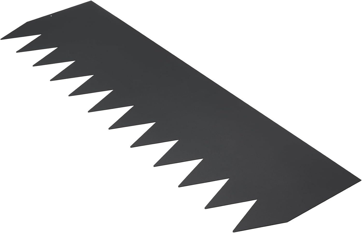 imageVEVOR Steel Landscape Edging 6 Packs 40 x 6 in RustResistant Metal Landscape Edging Bendable Garden Edging Border Heavy Duty Lawn Edging EasytoInstall Flower Bed Yard Pathway Divider Black40 L x 12 H 4 Pack