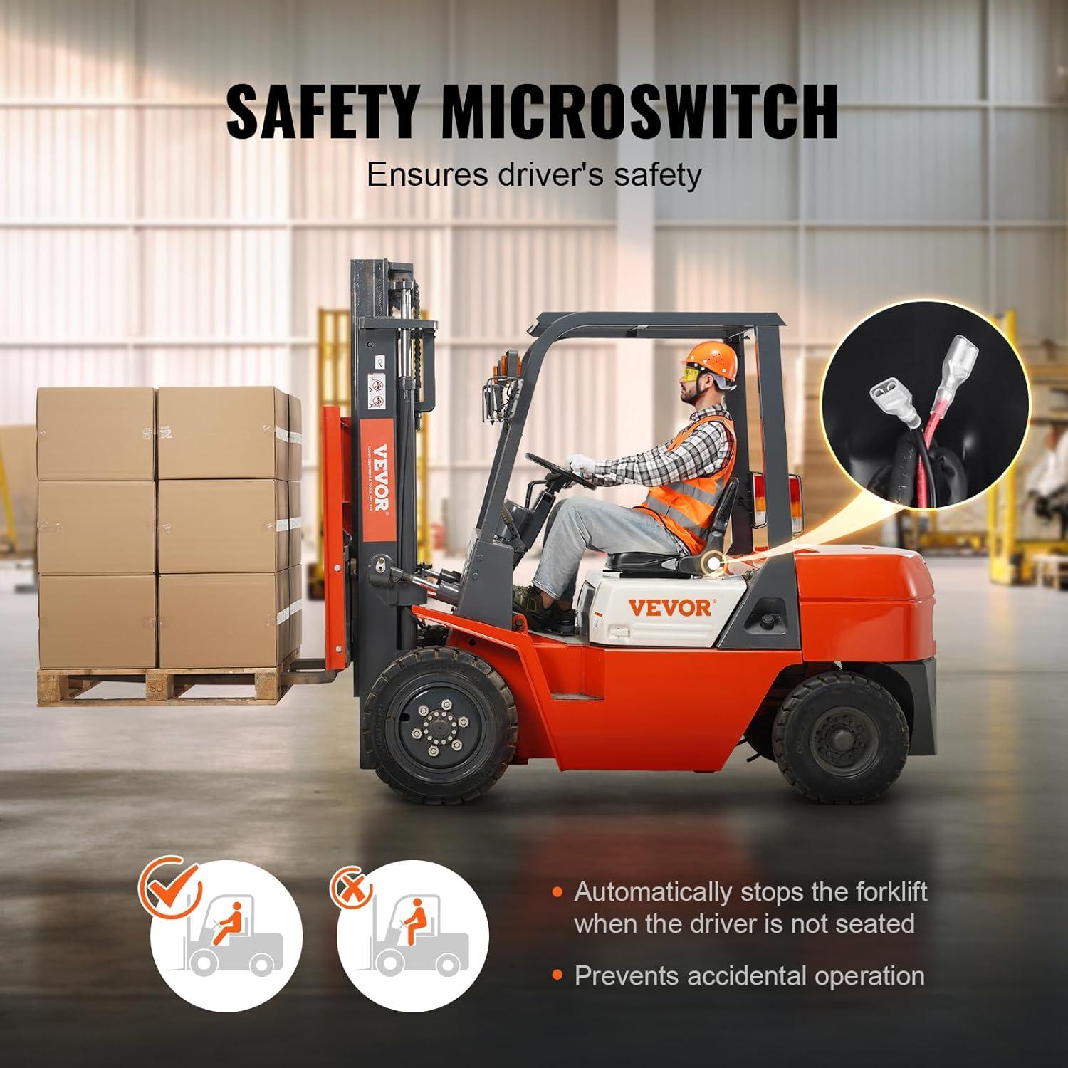 imageVEVOR Universal Tracor Seat Lawn Mower Seat with Micro Switch and Drainage Holes 63118 inch Extended Slot Tractor Seat for Tractor Loader Excavator2023New Nude Style