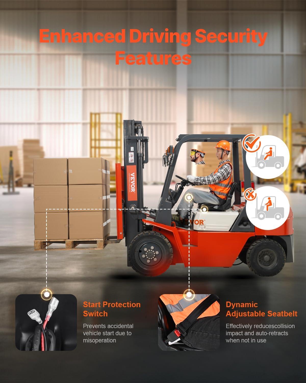 imageVEVOR Universal Tracor Seat Lawn Mower Seat with Micro Switch and Drainage Holes 63118 inch Extended Slot Tractor Seat for Tractor Loader Excavator2023New with Belt