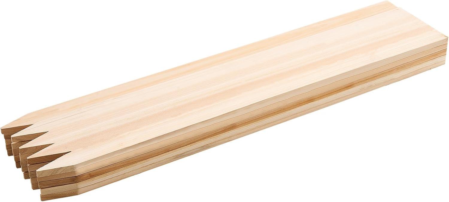 imageVEVOR Wooden Garden Stakes 25 Pcs 24 x 05 x15 in Survey Grading Stakes Garden Ground Stake with Sharp Point Fir Wood Plant Support Stake Sign Posts for Silt Fence Backyard Boundaries Baselines05 x 15 x 36in25pcs