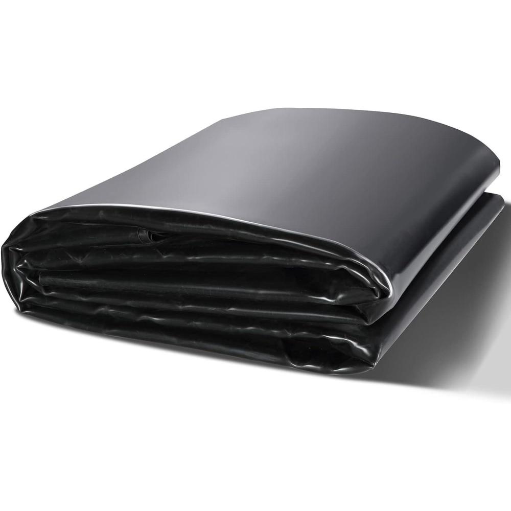 imageVEVOR LLDPE Pond Liner 20x25 ft Pond Liner 20 Mil Fish Pond Liners for Waterfall Pond and Fish PondsEPDM
