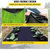 imageHappybuy Weed Barrier Landscape Fabric Heavy Duty 4FTx250FT Geotextile Fabric 5Oz Woven Weed Block Gardening Mat Garden Weed Fabric Good Permeability for Flower Bed Driveway Fabric Ground Cover3FTx50FT5OZ