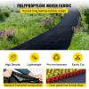 imageHappybuy Weed Barrier Landscape Fabric Heavy Duty 4FTx250FT Geotextile Fabric 5Oz Woven Weed Block Gardening Mat Garden Weed Fabric Good Permeability for Flower Bed Driveway Fabric Ground Cover6FTx300FT3OZ