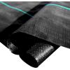 imageHappybuy Weed Barrier Landscape Fabric Heavy Duty 4FTx250FT Geotextile Fabric 5Oz Woven Weed Block Gardening Mat Garden Weed Fabric Good Permeability for Flower Bed Driveway Fabric Ground Cover6FTx300FT24OZ