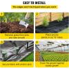 imageHappybuy Weed Barrier Landscape Fabric Heavy Duty 4FTx250FT Geotextile Fabric 5Oz Woven Weed Block Gardening Mat Garden Weed Fabric Good Permeability for Flower Bed Driveway Fabric Ground Cover6FTx250FT41OZ