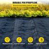 imageHappybuy Weed Barrier Landscape Fabric Heavy Duty 4FTx250FT Geotextile Fabric 5Oz Woven Weed Block Gardening Mat Garden Weed Fabric Good Permeability for Flower Bed Driveway Fabric Ground Cover3FTx50FT5OZ