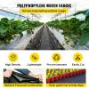 imageHappybuy Weed Barrier Landscape Fabric Heavy Duty 4FTx250FT Geotextile Fabric 5Oz Woven Weed Block Gardening Mat Garden Weed Fabric Good Permeability for Flower Bed Driveway Fabric Ground Cover6FTx300FT24OZ