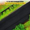 imageHappybuy Weed Barrier Landscape Fabric Heavy Duty 4FTx250FT Geotextile Fabric 5Oz Woven Weed Block Gardening Mat Garden Weed Fabric Good Permeability for Flower Bed Driveway Fabric Ground Cover65FTx330FT32OZ