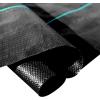 imageHappybuy Weed Barrier Landscape Fabric Heavy Duty 4FTx250FT Geotextile Fabric 5Oz Woven Weed Block Gardening Mat Garden Weed Fabric Good Permeability for Flower Bed Driveway Fabric Ground Cover65FTx300FT3OZ