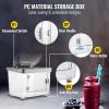 imageVEVOR 110V Commercial Ice Crusher 661LBSH ETL Approved 300W Electric Snow Cone Machine with Dual Blades Stainless Steel Shaved Ice Machine with Safety OnOff Switch for Family Restaurants BarsSliver