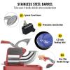 imageVEVOR 110V Commercial Ice Crusher 661LBSH ETL Approved 300W Electric Snow Cone Machine with Dual Blades Stainless Steel Shaved Ice Machine with Safety OnOff Switch for Family Restaurants BarsRed
